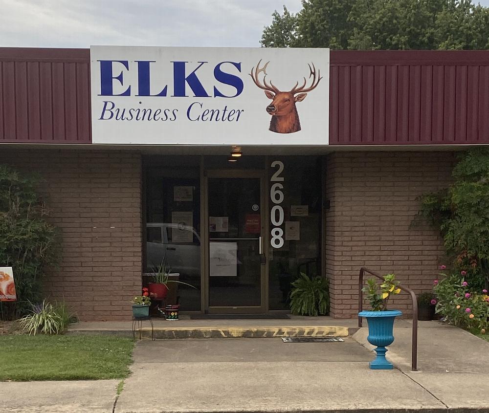 Entrance to Rogers-Bentonville Elks Lodge 2144
